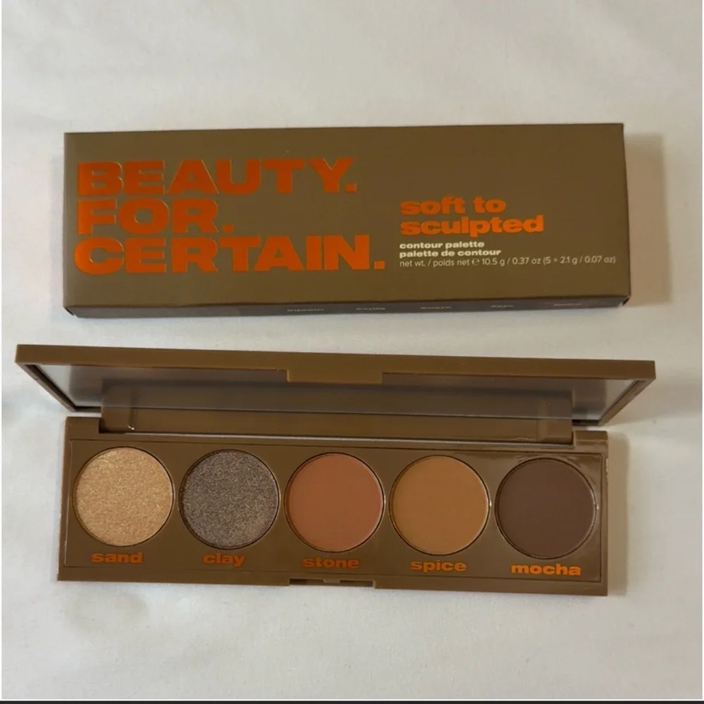 Beauty For Certain Soft To Sculpted Contour Palette - 10.5g / 0.37oz NIB